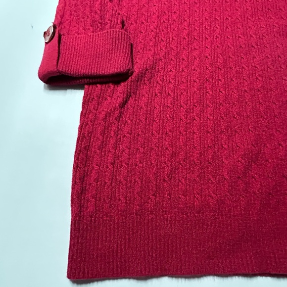 Karen Scott women’s size extra large knit sweater with 3/4 roll sleeves/ buttons - Picture 9 of 9
